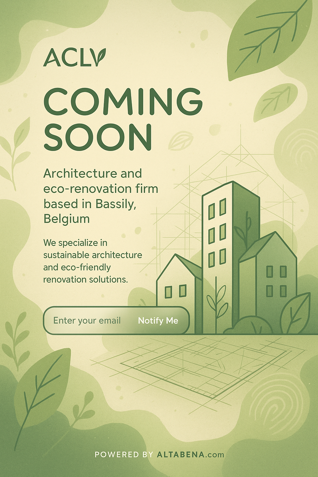 Illustration architecture écologique